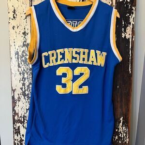 Crenshaw Jersey Monica Wright Love & Basketball Stitch Sewn embroidered jersey.